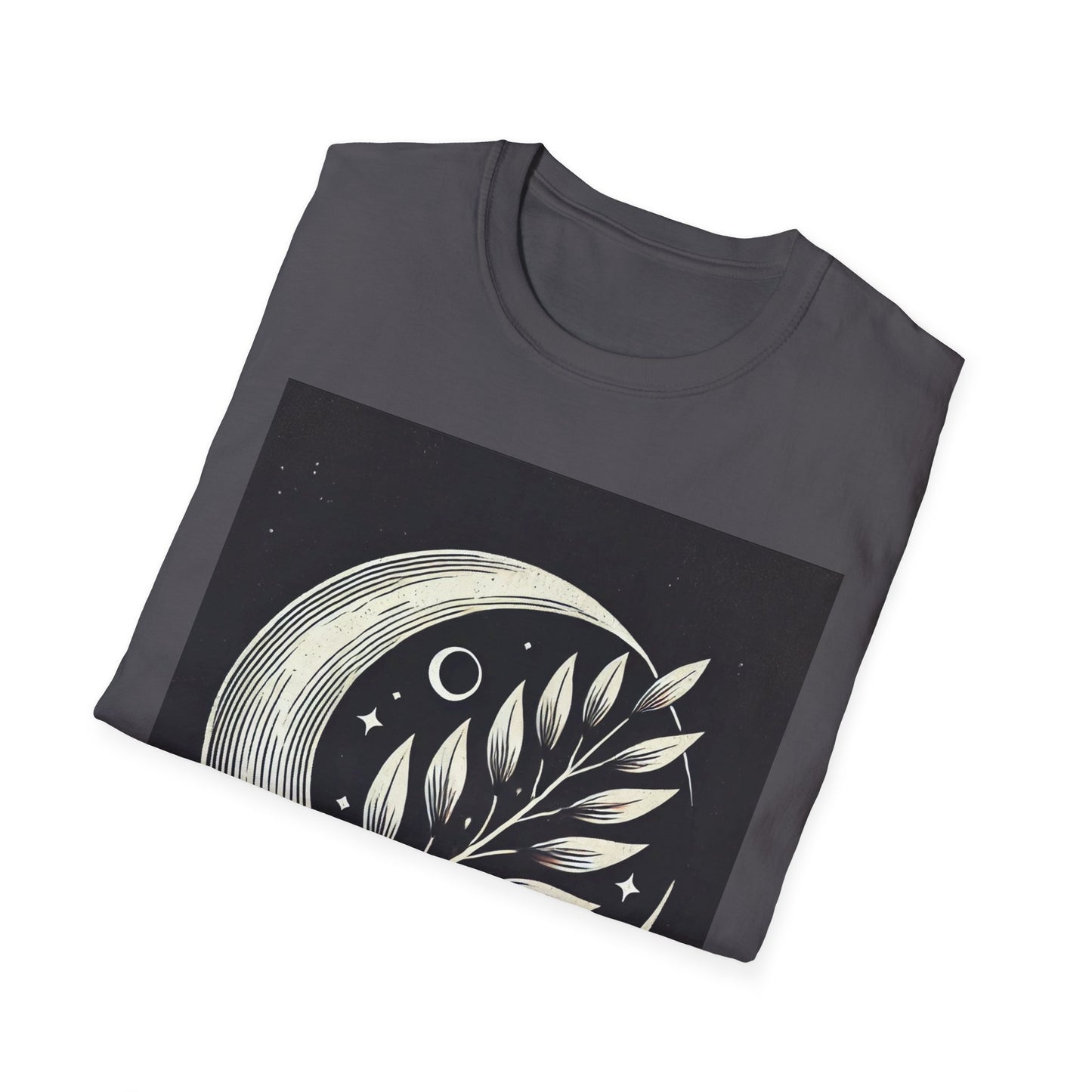 Celestial Moon Leaf T-Shirt