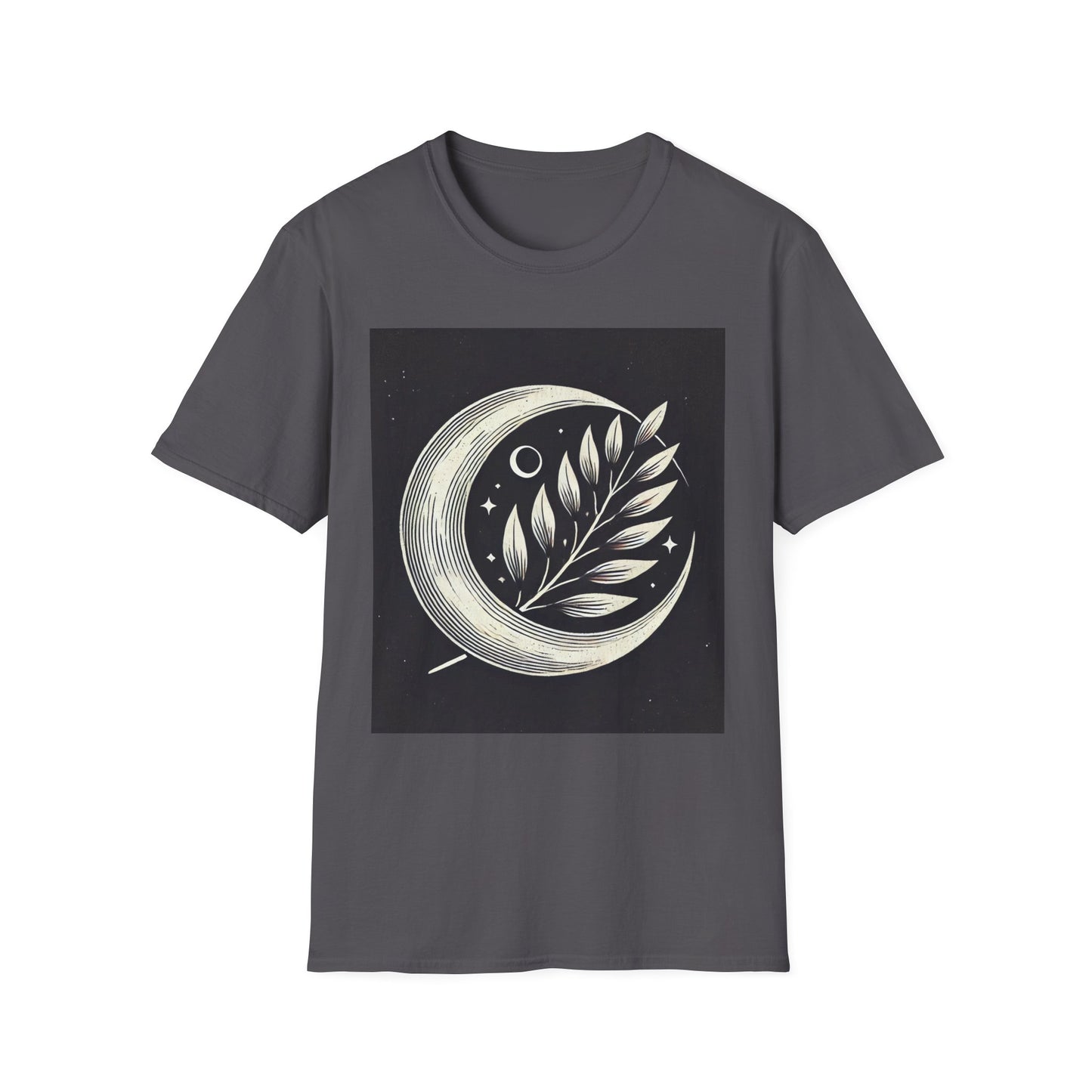 Celestial Moon Leaf T-Shirt