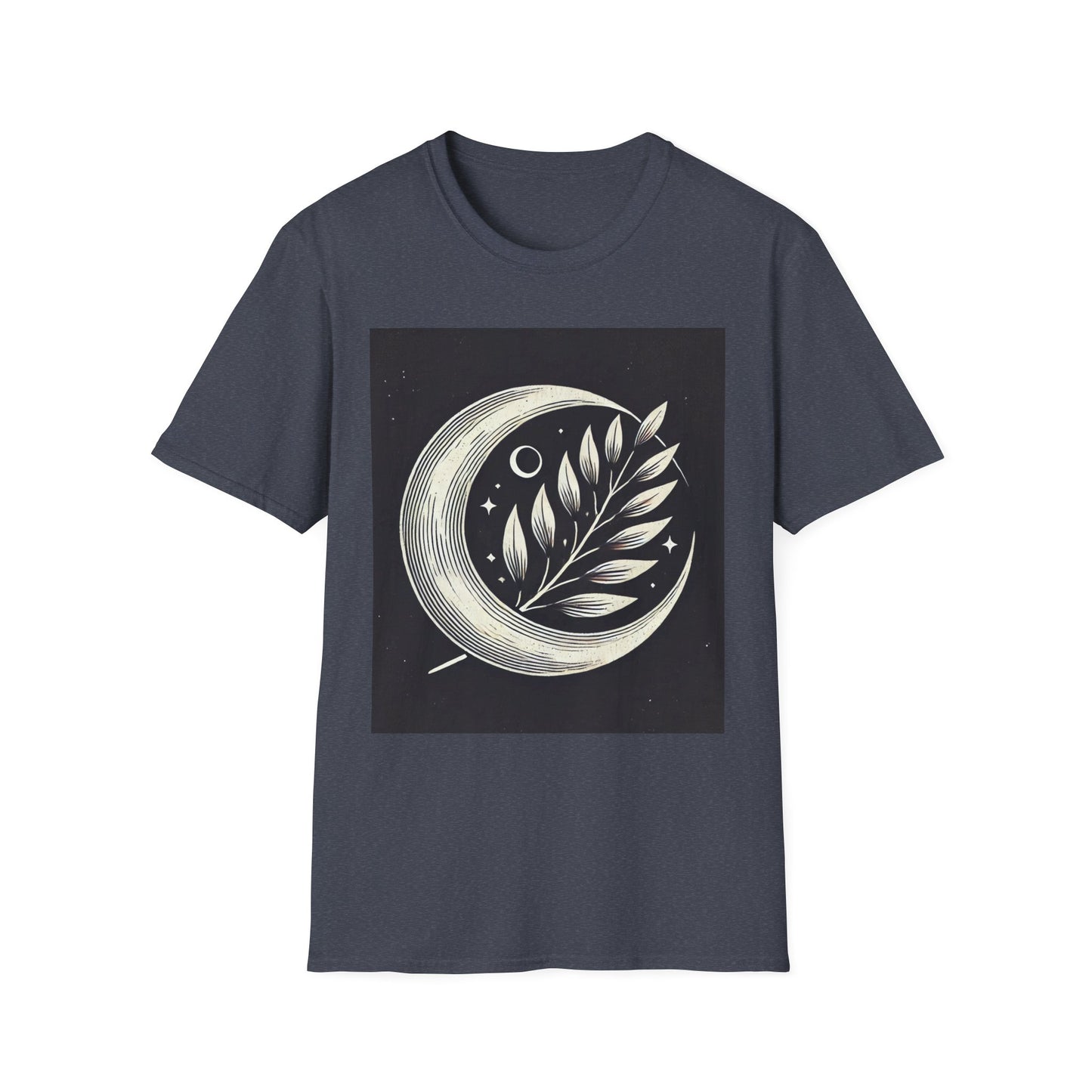 Celestial Moon Leaf T-Shirt