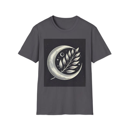 Celestial Moon Leaf T-Shirt