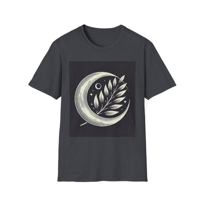 Celestial Moon Leaf T-Shirt