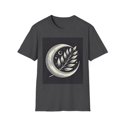 Celestial Moon Leaf T-Shirt